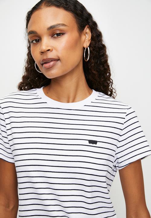 Levi’s® - Favorite Cotton Tee - Stripe Bright White