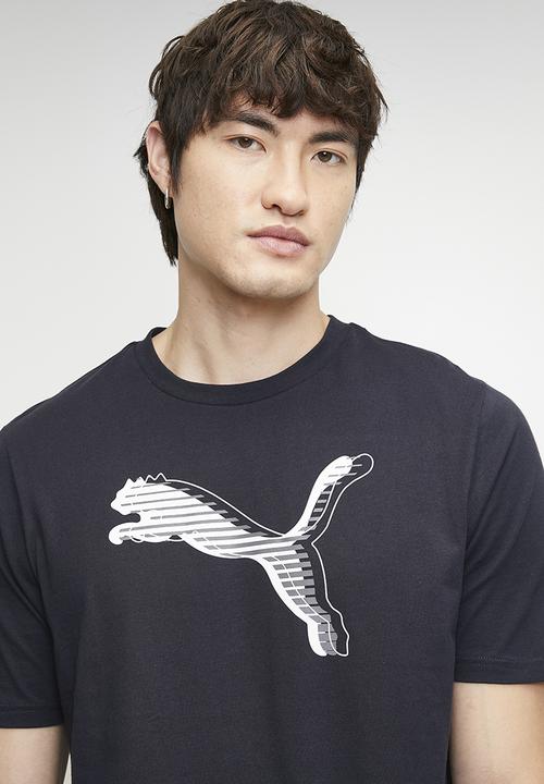 PUMA - Graphics Cat Logo Tee  New - Navy