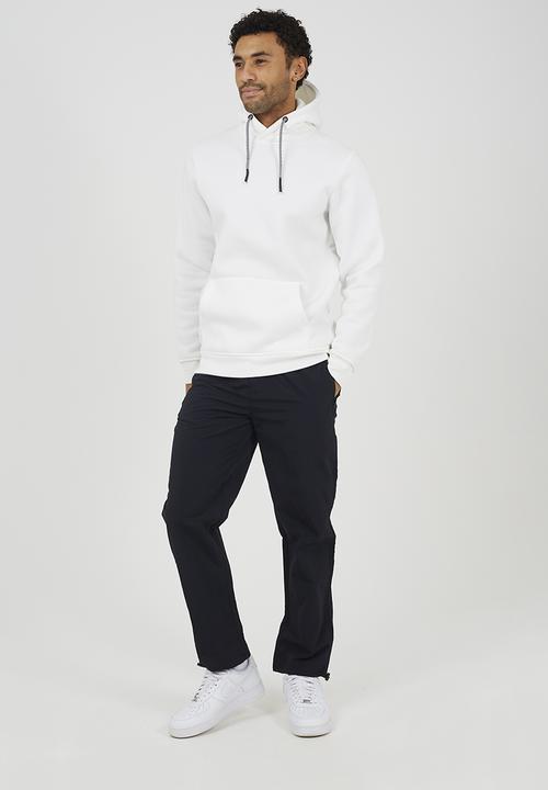 Brave Soul - Hoodie With Cross Over Hood - Cream