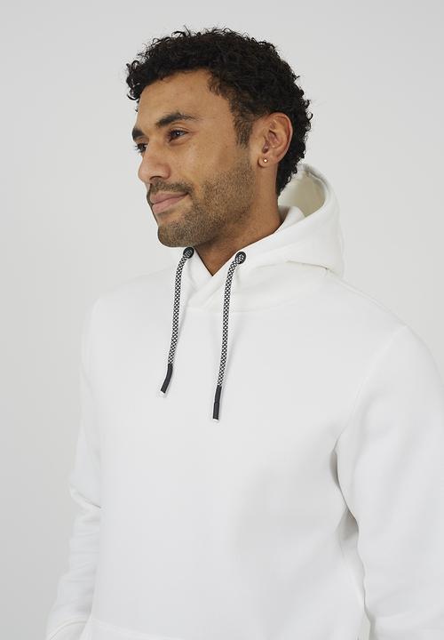 Brave Soul - Hoodie With Cross Over Hood - Cream