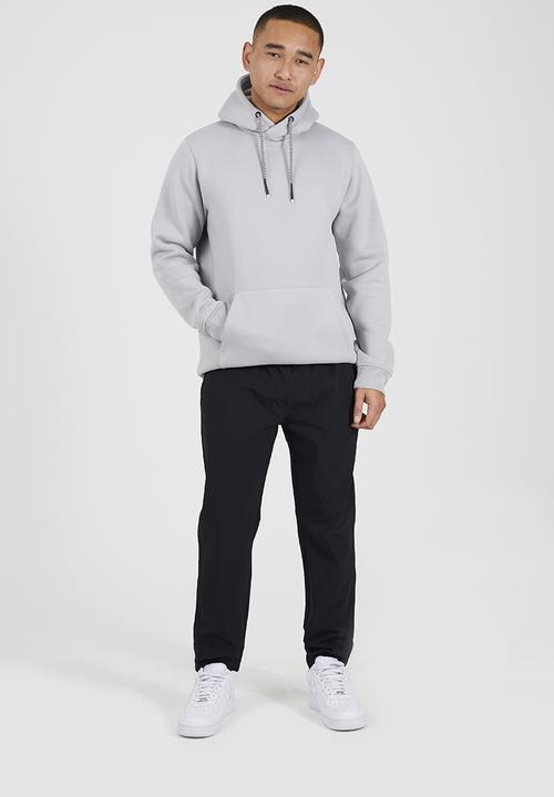Brave Soul - Hoodie With Cross Over Hood - Storm Grey