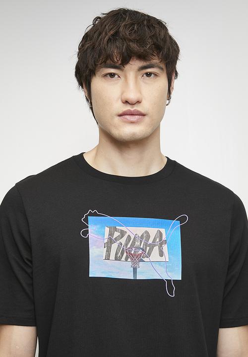 PUMA - PUMA Basket Graphic Tee - PUMA Black