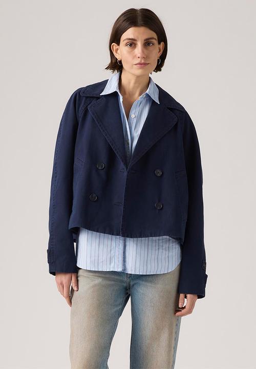 Levi’s® - Bree crop swing trench - blues