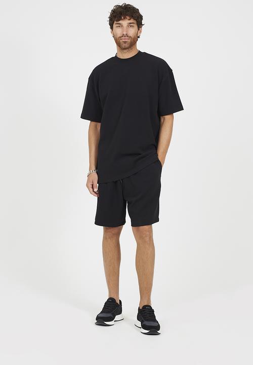 Brave Soul - Relaxed Fit, Short Sleeve Tshirt - Jet Black