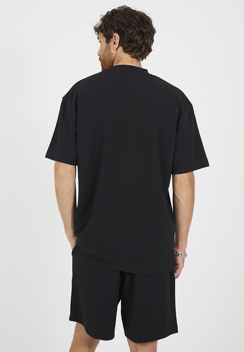 Brave Soul - Relaxed Fit, Short Sleeve Tshirt - Jet Black