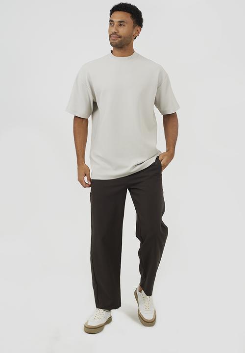 Brave Soul - Relaxed Fit, Short Sleeve Tshirt - Grey