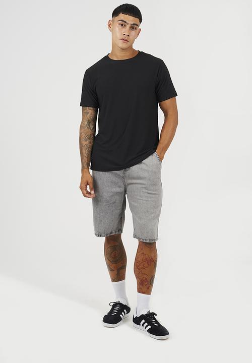 Brave Soul - Crew Neck Short Sleeve T-Shirt - Jet Black
