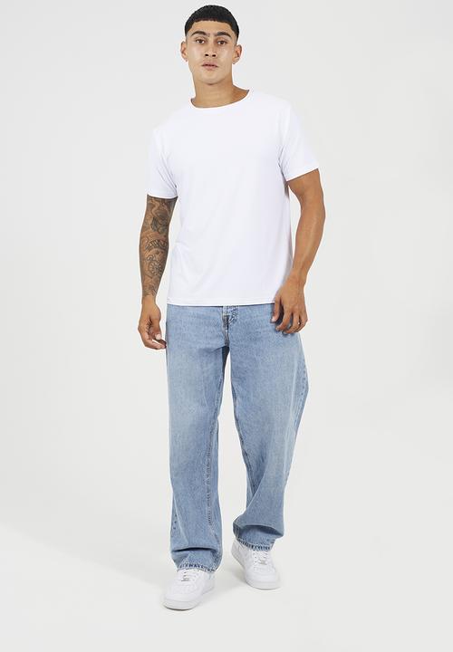 Brave Soul - Crew Neck Short Sleeve T-Shirt - Optic White