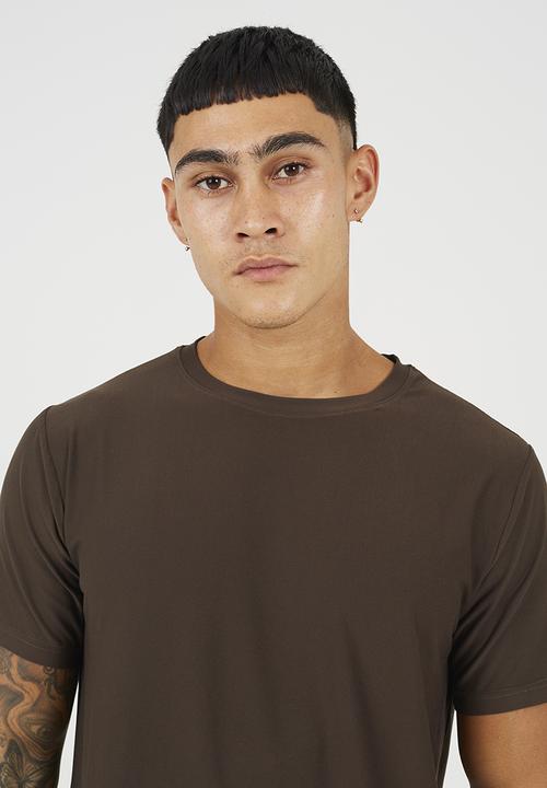 Brave Soul - Crew Neck Short Sleeve T-Shirt - Deep Chocolate