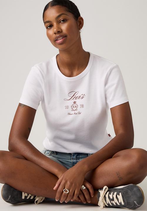 Levi’s® - Graphic rickie tee - two horse bright white