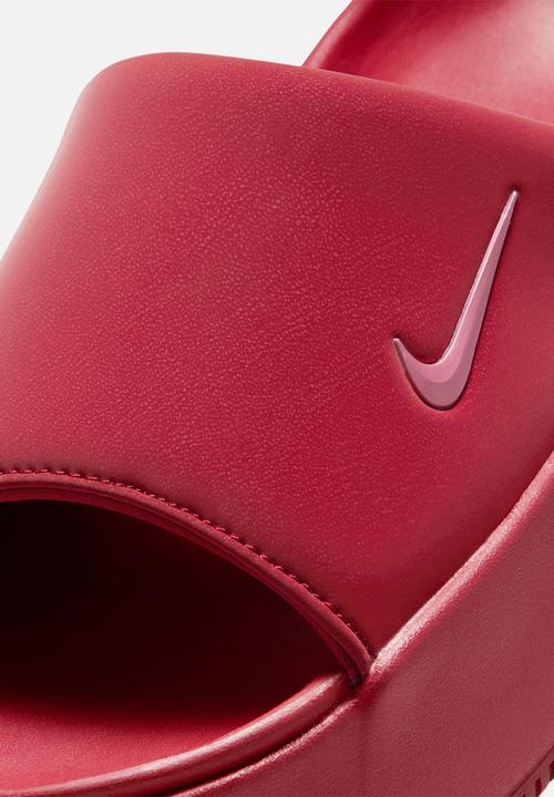 nike ultra comfort slide red