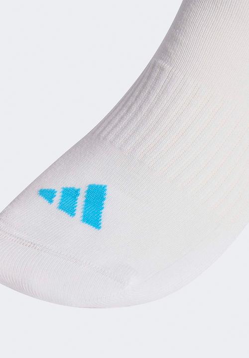 adidas Originals - 3-Stripes Crew Socks 3 Pk- - White/Lucid Orange/lucid red