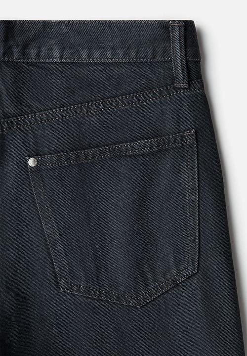 H&M - Relaxed fit jeans - dark denim grey