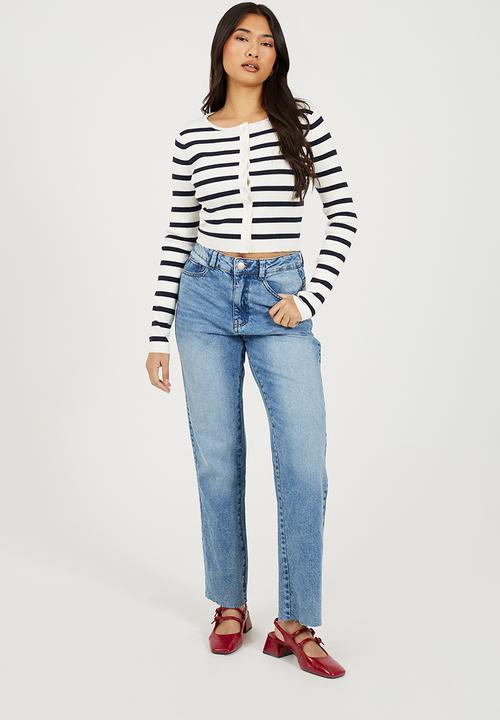 Brave Soul - Ladies Denim Jeans - Mid Blue Wash