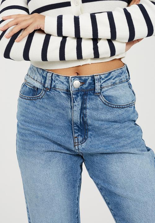 Brave Soul - Ladies Denim Jeans - Mid Blue Wash
