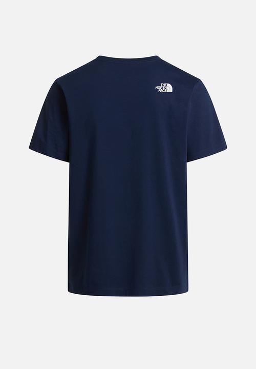 The North Face - M Evolution Half Dome Regular Short Sleeve Tee - Summit Navy-Tnf White