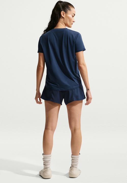 Nike - W Nk One Classic Df Ss Top - Midnight Navy/White