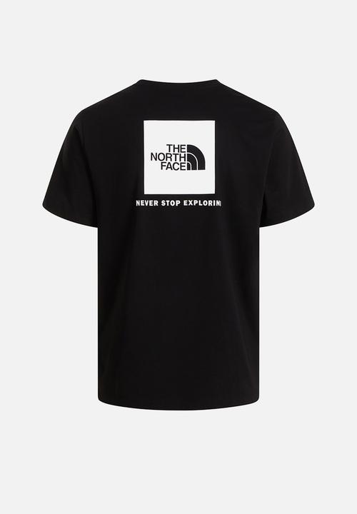 The North Face - M Evolution Box Nse Regular Short Sleeve Tee - Tnf Black-Tnf White