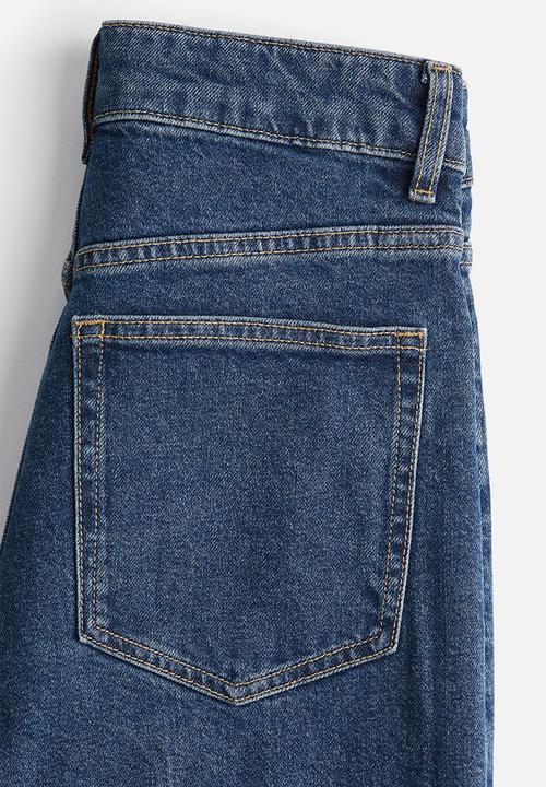 H&M - Straight high jeans - denim blue