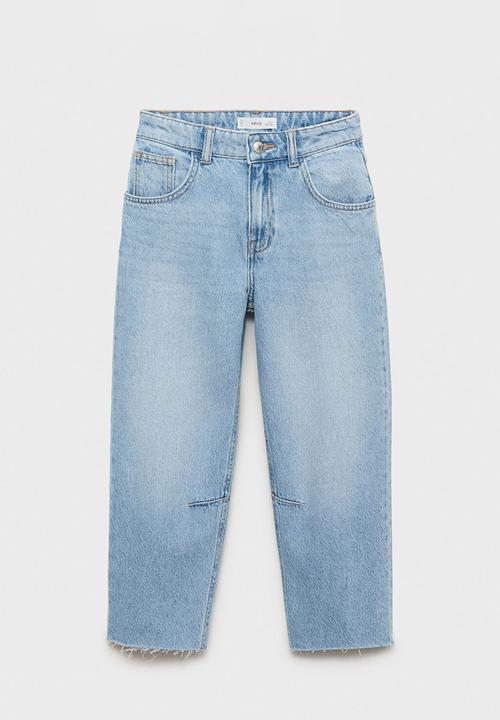 MANGO - Jeans balloon - open blue