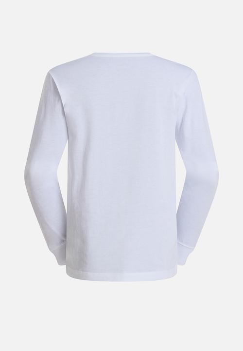 The North Face -  Evolution Simple Dome Regular Long Sleeve Tee - Tnf White