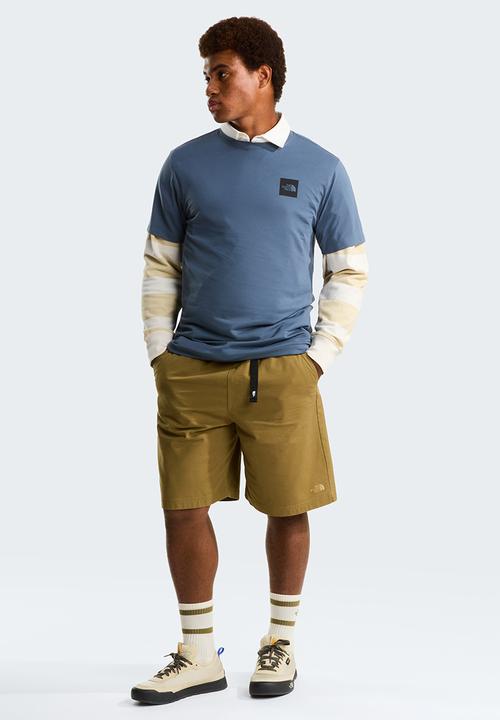 The North Face - M Evolution Box Half Dome Regular Short Sleeve Tee - Granite Grey