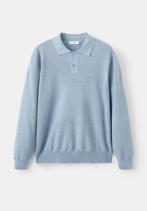 MANGO - Sweater Tens - Sky-Blue