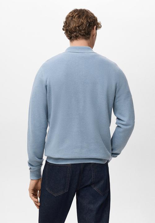 MANGO - Sweater Tens - Sky-Blue