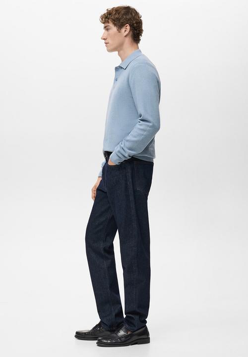 MANGO - Sweater Tens - Sky-Blue
