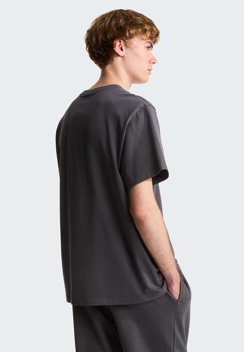 The North Face - M Essential Center Logo Relaxed Short Sleeve Tee - Anthracite Grey