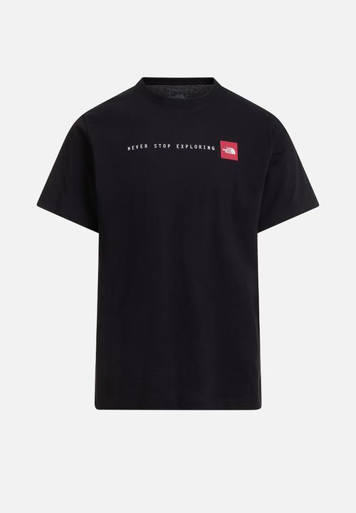The North Face - M Never Stop Exploring Regular Short Sleeve Tee-Graphic - Tnf Black