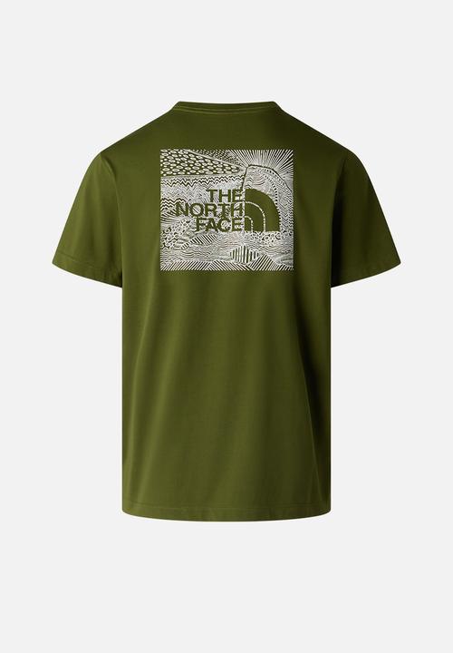 The North Face - M Box Nse Celebration Regular Short Sleeve Tee - Woodland Green