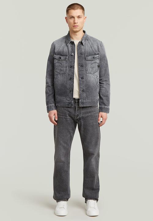G-STAR - Dakota Regular Straight - Faded Eolith Grey