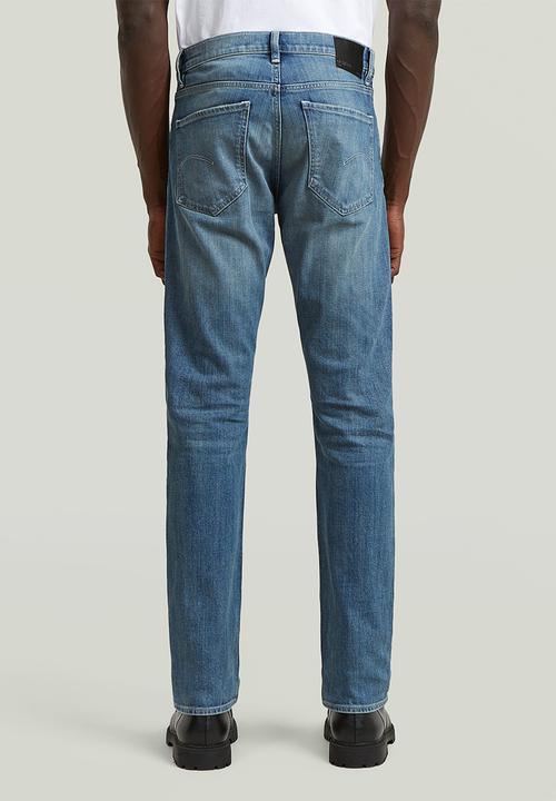 G-STAR - Mosa Straight - Antique Faded Patina Blue