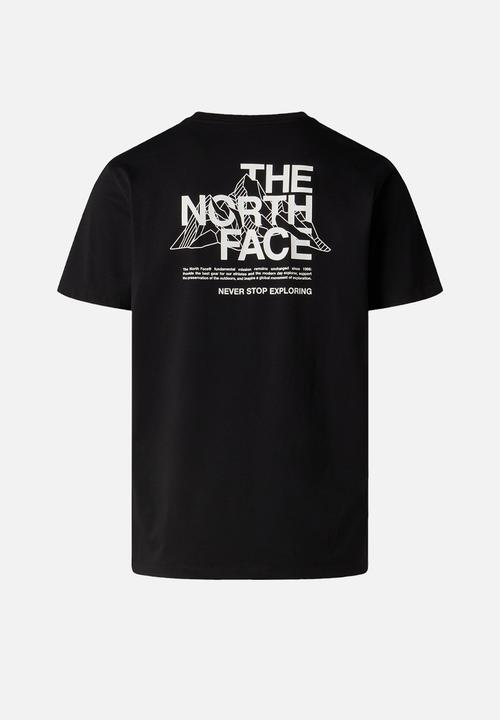 The North Face - Mountain Sketch  Regular Short Sleeve Tee-Graphic - Tnf Black