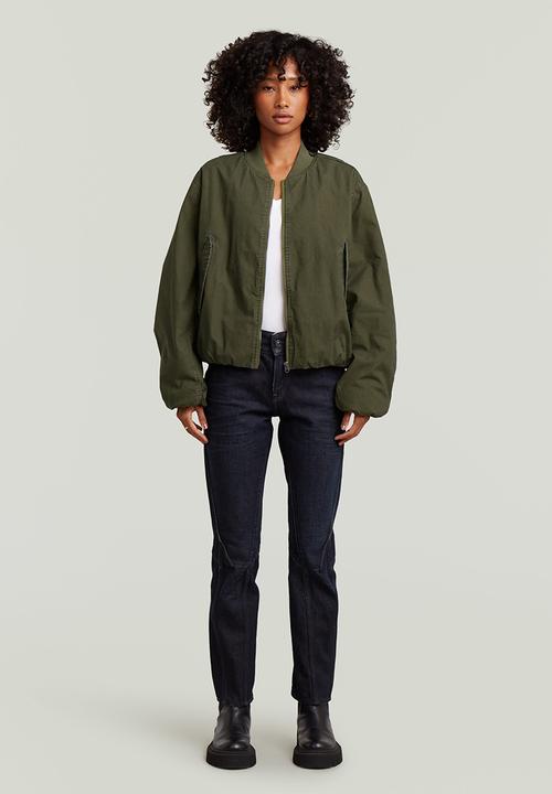 G-STAR - Bomber pdd jacket wmn - Shadow olive gd