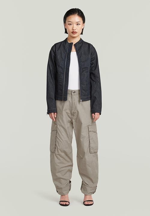 G-STAR - Cargo 3D boyfriend pants - Elephant skin gd
