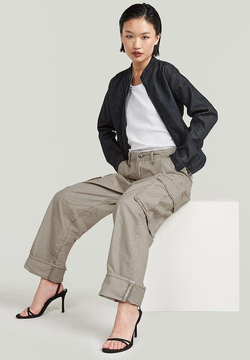 G-STAR - Cargo 3D boyfriend pants - Elephant skin gd