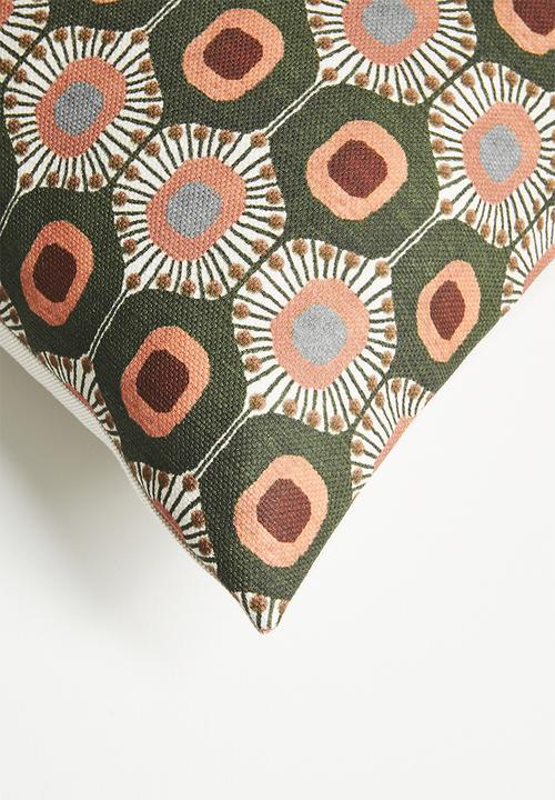 Hertex Fabrics - Shweshwe Cushion Cover - Sunset