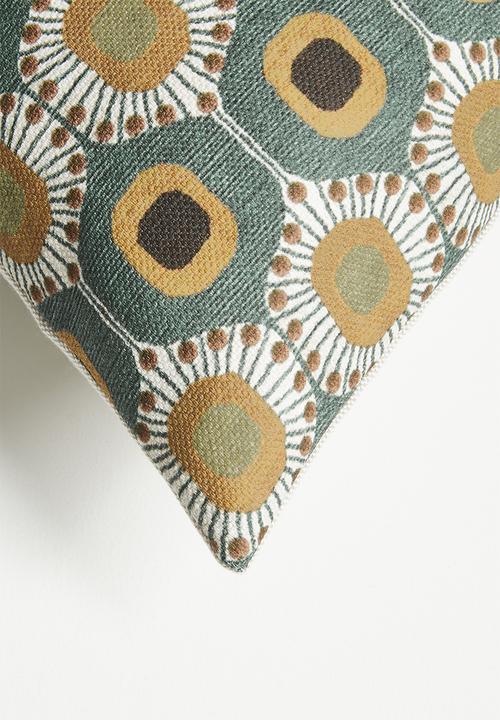 Hertex Fabrics - Shweshwe Cushion Cover - Forest