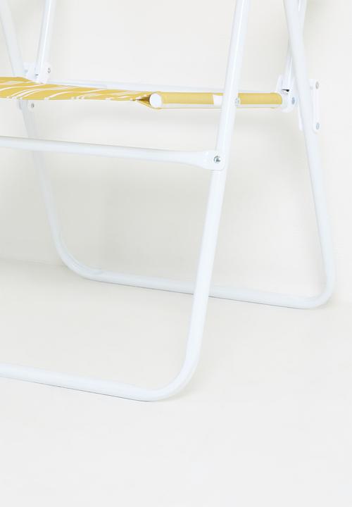 H&S - Folding Beach Chair - Yellow