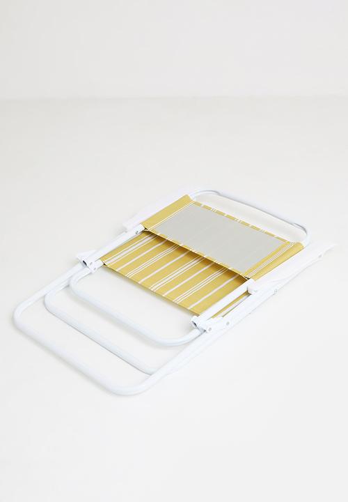 H&S - Folding Beach Chair - Yellow