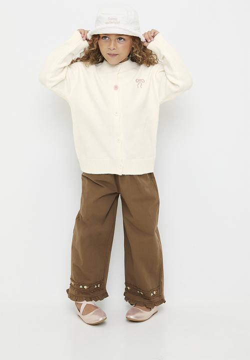 Pop Candy - High-neck cardigan - cream/pink