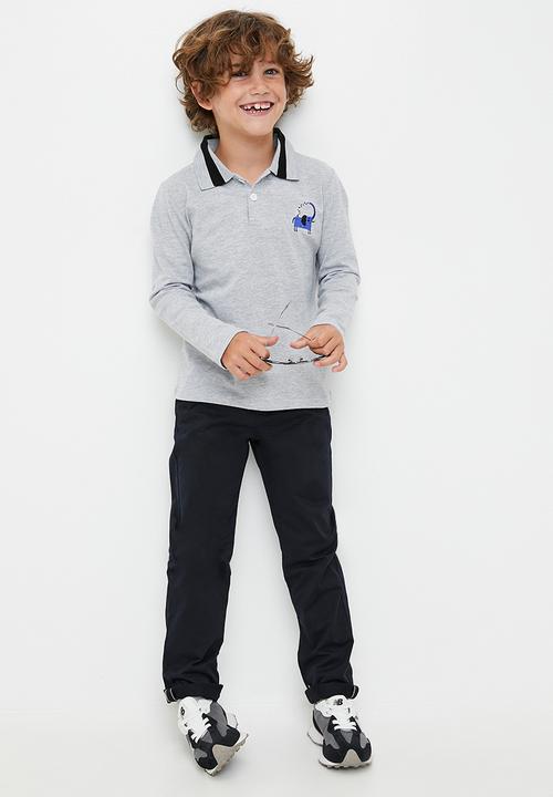 Pop Candy - Long sleeve golfer - grey