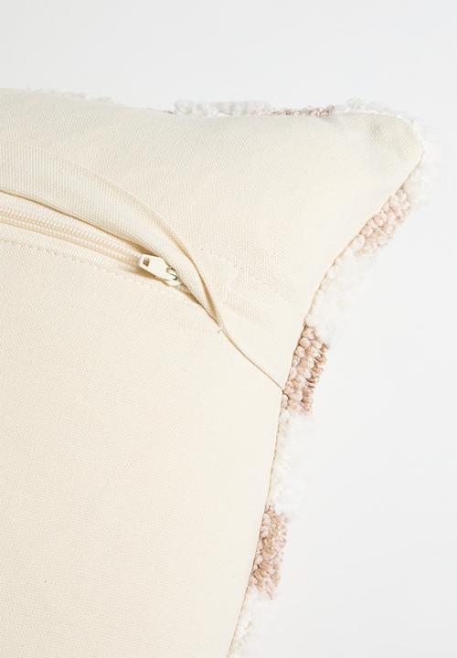 Sixth Floor - Checker Jute Cushion Cover - Natural