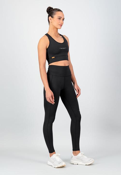 Burnt  - Traverse Legging - Black 7/8