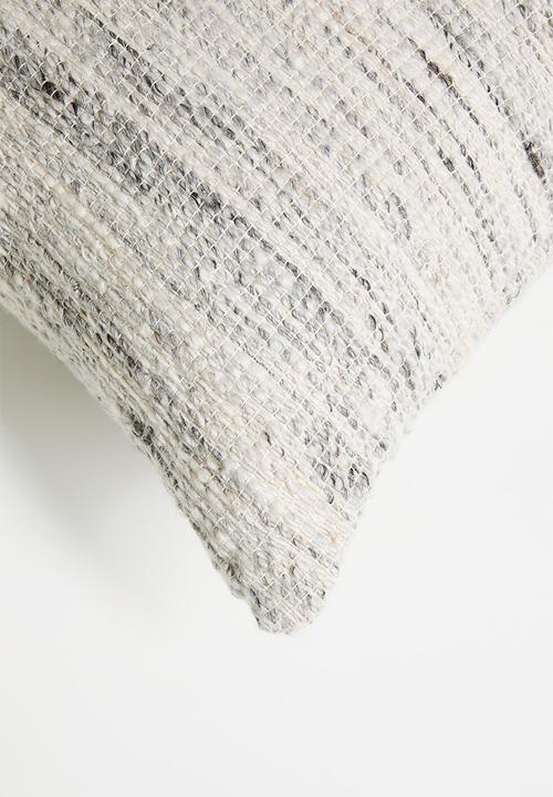 Sixth Floor - Siri Woven Cushion Cover - Grey