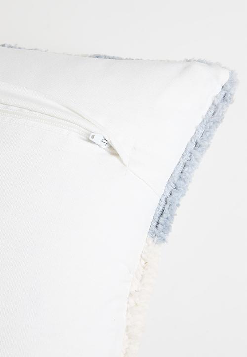 Sixth Floor - Knitted Cushion Cover - Blue
