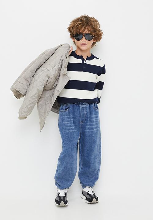 Pop Candy - Cuffed jeans - blue