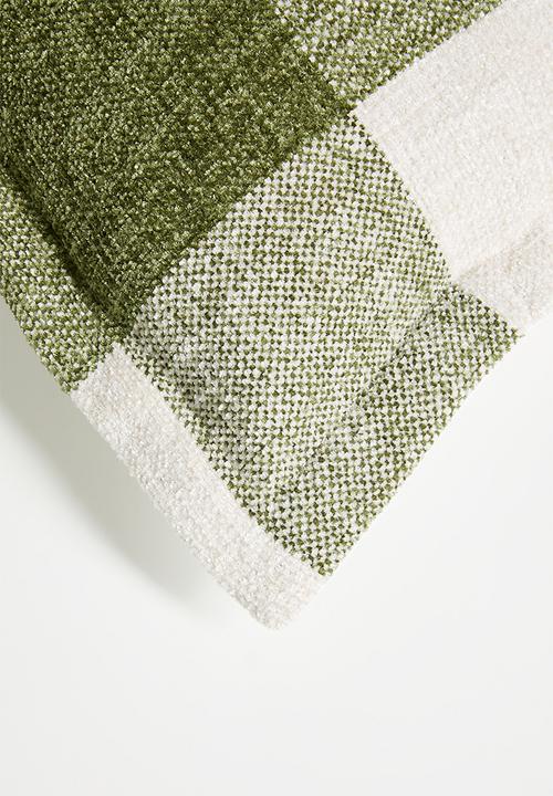 Sixth Floor - Buffalo Woven Cushion Cover - Forest Green
